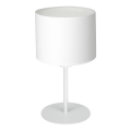 Lampe de table ARDEN 1xE27/60W/230V d. 18 cm blanc