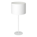 Lampe de table ARDEN 1xE27/60W/230V d. 25 cm blanc