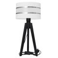 Lampe de table HELEN 1xE27/60W/230V blanc/chrome/pin