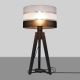 Lampe de table HELEN 1xE27/60W/230V gris/noir/chrome/pin