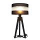 Lampe de table HELEN 1xE27/60W/230V noir/chrome/pin
