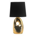 Lampe de table HIERRO 1xE27/60W/230V noir/doré