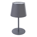 Lampe de table MAJA 1xE27/15W/230V grise