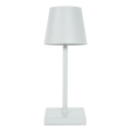 Lampe de table tactile LED à intensité variable LED/3,5W/5V 5200 mAh IP54 blanc