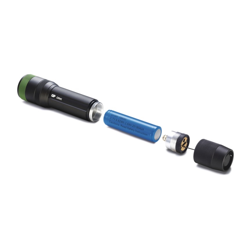 Lampe torche rechargeable GP DISCOVERY CR41 LED/Li-lon 3,7V IPX7