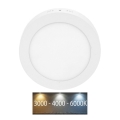 LED Badkamer plafondlamp LADA LED/18W/230V 3000/4000/6000K diameter 22 cm IP44 wit