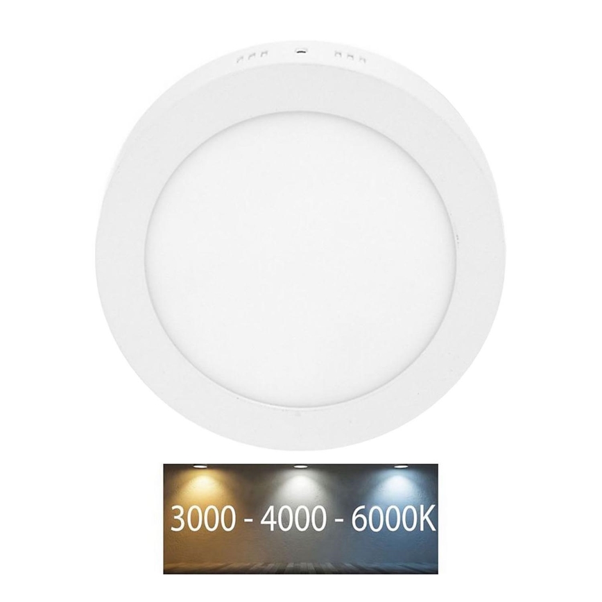 LED Badkamer plafondlamp LADA LED/18W/230V 3000/4000/6000K diameter 22 cm IP44 wit