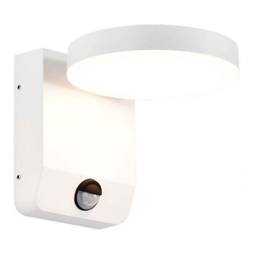 LED Buiten wall flexible lamp met sensor LED/17W/230V IP65 3000K wit