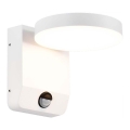 LED Buiten wall flexible lamp met sensor LED/17W/230V IP65 4000K wit
