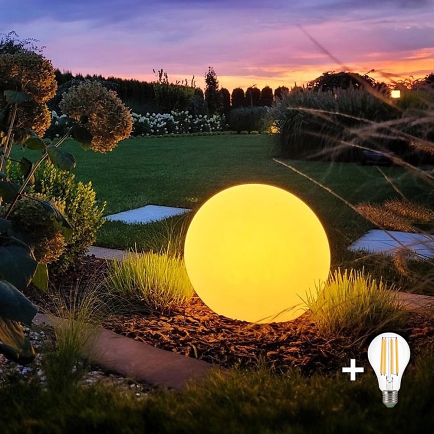 LED Buitenlamp GLOBO 1xE27/11W/230V diameter 60 cm IP44