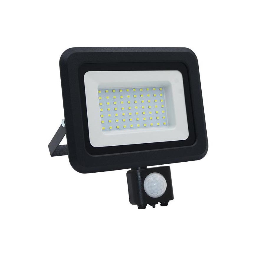 LED Buitenschijnwerper met sensor LED/50W/230V 4000K IP44 zwart