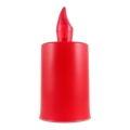LED Candle LED/2xAA warm wit 10,8 cm rood