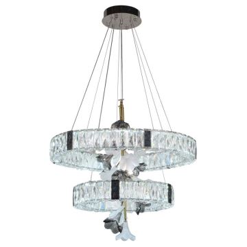 LED Dimbaar kristal Hanglamp aan een touw LED/70W/230V 3000-6500K + afstandsbediening