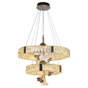 LED Dimbaar kristal Hanglamp aan een touw LED/70W/230V 3000-6500K + afstandsbediening