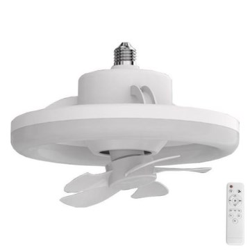 LED dimbaar licht met een ventilator LED/30W/230V 3000-6500K wit + afstandsbediening