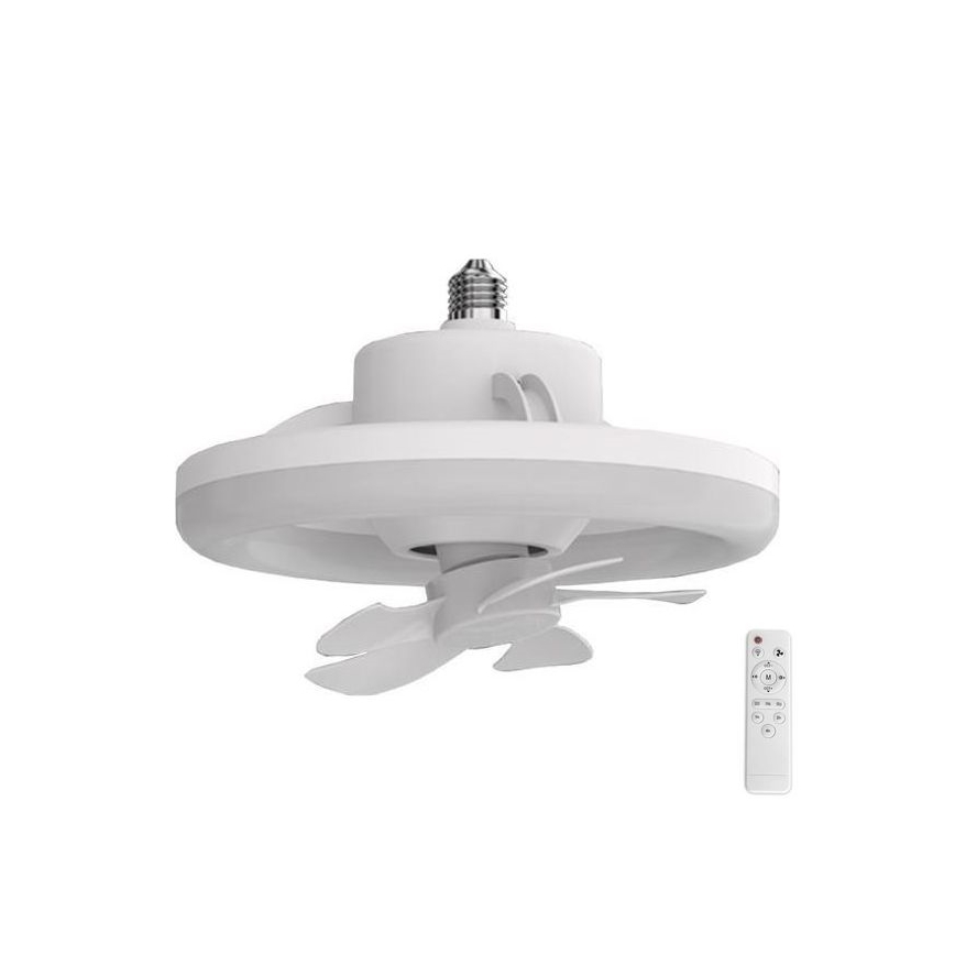 LED dimbaar licht met een ventilator LED/30W/230V 3000-6500K wit + afstandsbediening