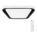 LED dimbare plafondlamp QUADRO LED/38W/230V 3000-6000K wit/zwart + afstandsbediening