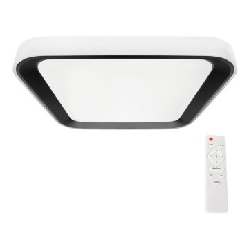 LED dimbare plafondlamp QUADRO LED/66W/230V 3000-6000K wit/zwart + afstandsbediening