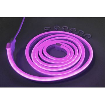 LED Flexibel strip NEON LED/5V USB 1,8 m paars