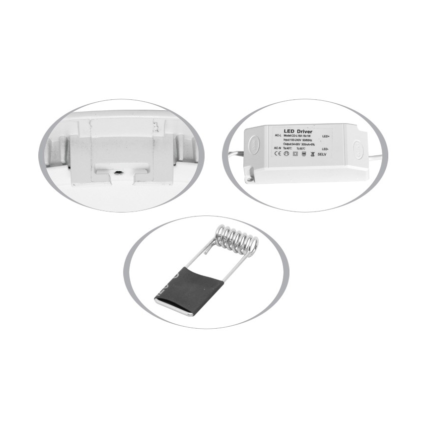 Hangende LED Badkamer plafond verlichting LADA LED/25W/230V 2700K IP44