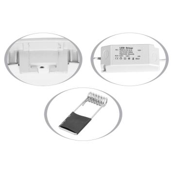 Hangende LED Badkamer plafond verlichting RAFA LED/18W/230V 4100K IP44