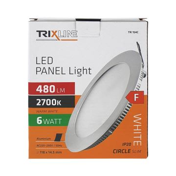 LED Hang plafondverlichting ROUND LED/6W/230V 2700K