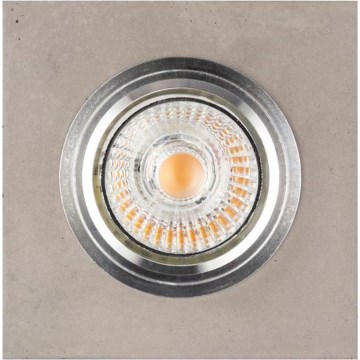 LED Hang plafondverlichting VITAR 1xGU10/5W/230V CRI 90 beton – FSC gecertificeerd