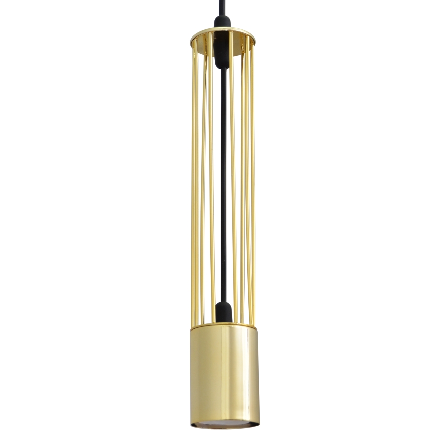 LED Hanglamp aan een koord BARS 3xGU10/4,8W/230V gouden