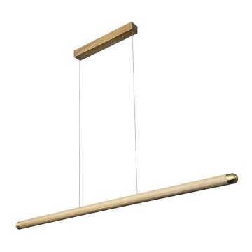 LED Hanglamp aan een koord LED/22W/230V 4000K 120 cm essehout/massief hout