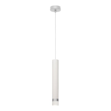 LED Hanglamp aan een koord TUBA 1xGU10/4,8W/230V wit/mat chroom