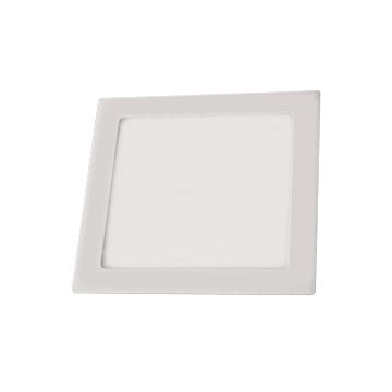 LED Inbouwlamp SMD/18W warm wit hoekig