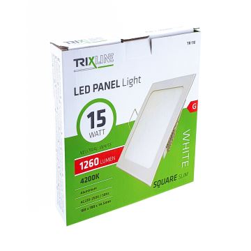 LED Inbouwlamp SQUARE LED/15W/230V 4200K