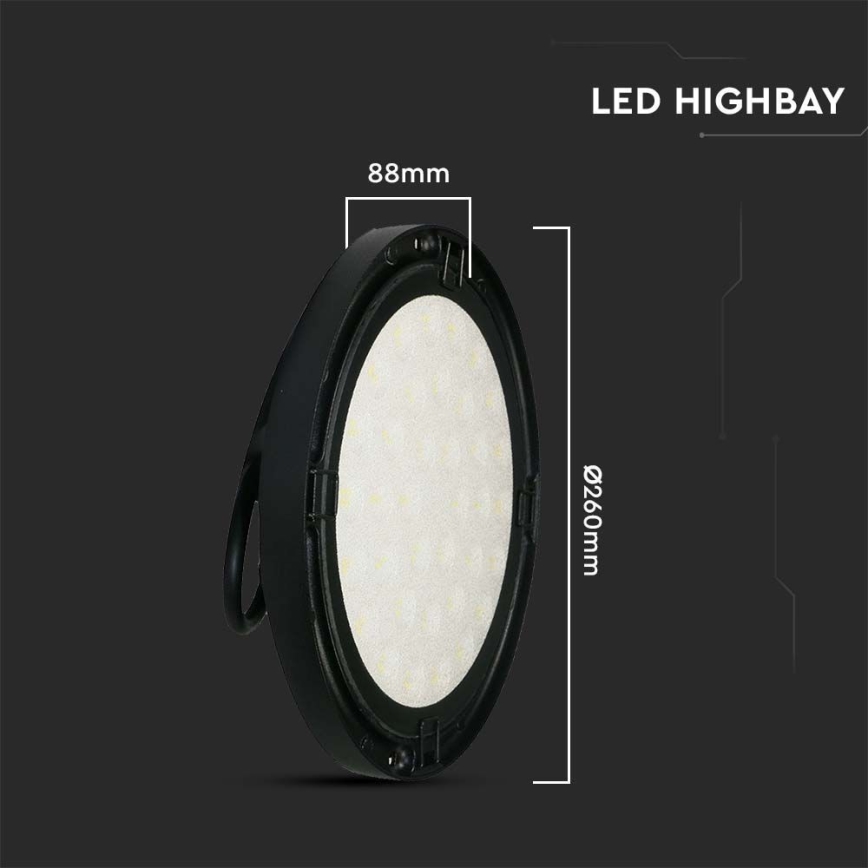 LED Industriële lamp High Bay LED/150W/230V IP65 4000K