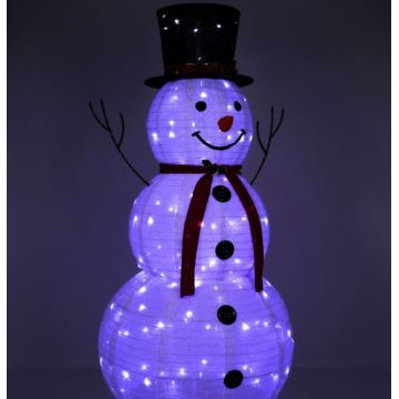 LED Kerst Decoratie LED/3,6W/230V 180 cm IP44 sneeuwman