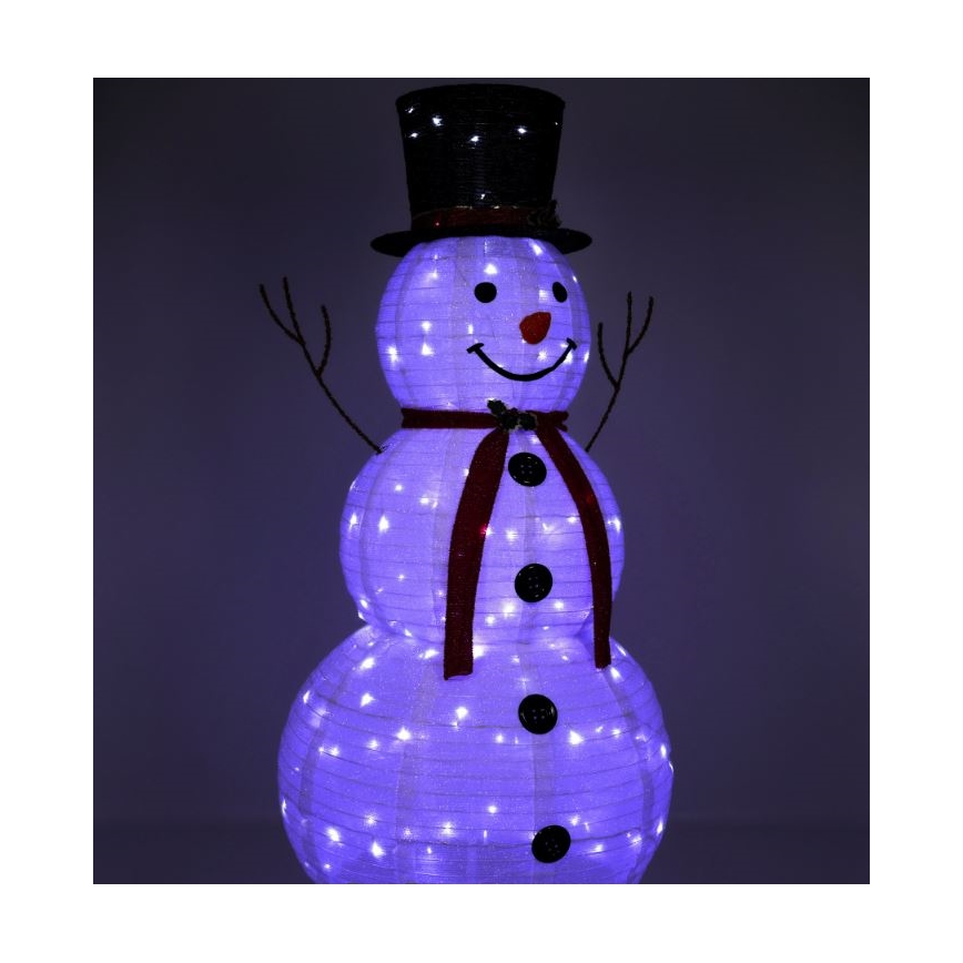 LED Kerst Decoratie LED/3,6W/230V 180 cm IP44 sneeuwman