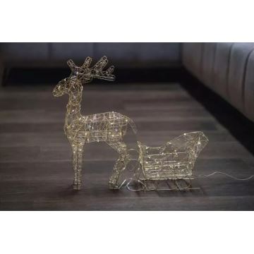 LED Kerst Decoratie LED/3xAA warm wit