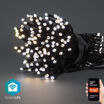 LED Kerst Lichtketting 100xLED/8 functies 15m IP65 Wi-Fi Tuya