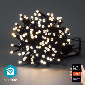 LED Kerst Lichtketting 100xLED/8 functies 15m IP65 Wi-Fi Tuya warm wit