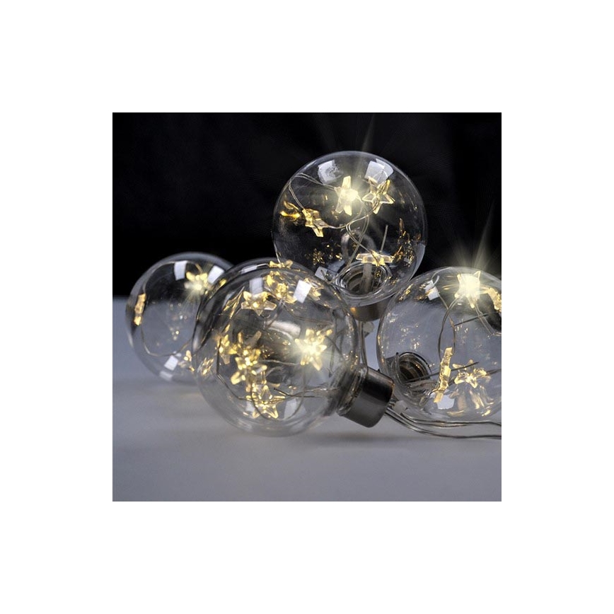 LED Kerst lichtketting 2,5 m 30xLED/3xAA
