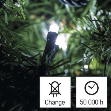 LED Kerst Lichtketting voor Buiten 240xLED/8 modes 29m IP44 koud wit