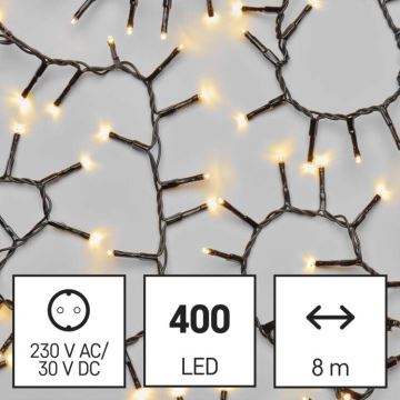 LED Kerst Lichtketting voor Buiten 400xLED/13m IP44 warm wit