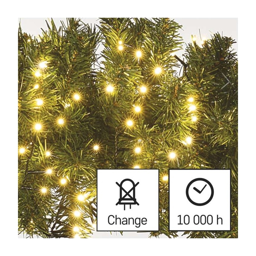 LED Kerst Lichtketting voor Buiten 400xLED/13m IP44 warm wit