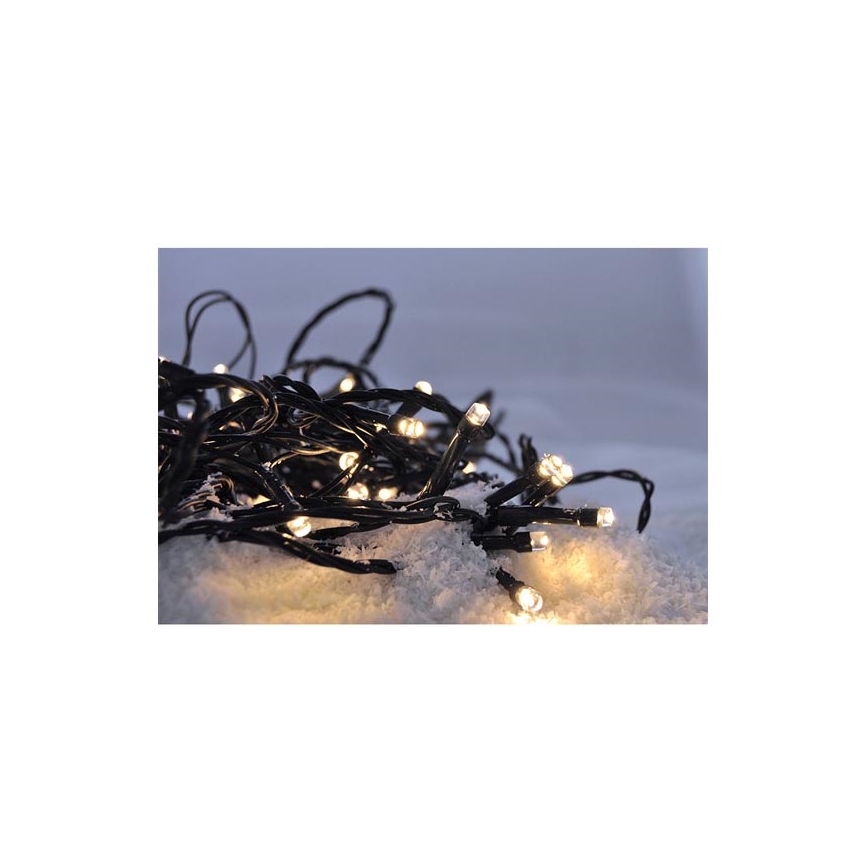 LED Kerst Lichtketting voor Buiten 400xLED/8 functies 25 m IP44 warm wit