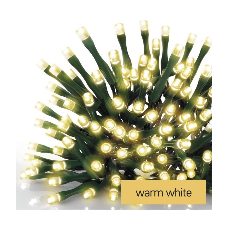 LED Kerst Lichtketting voor Buiten 40xLED/9m IP44 warm wit