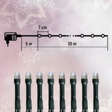 LED Kerst Lichtketting voor Buiten 500xLED 35m IP44 koud wit