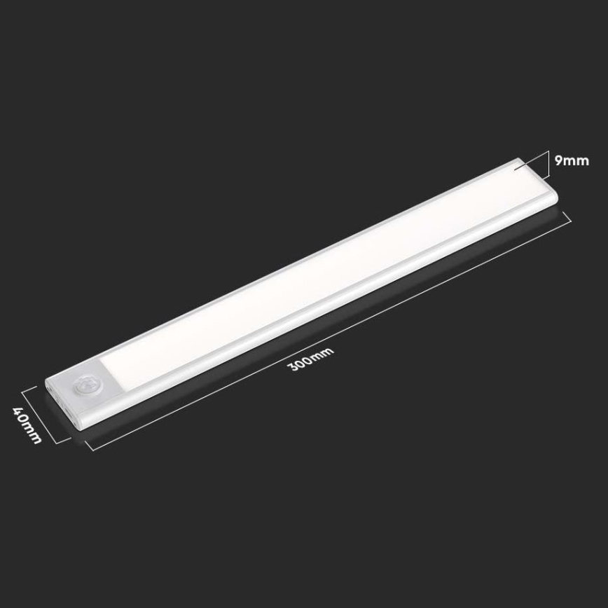 LED Keukenkast Lamp met Sensor LED/1,5W/5V 3000K