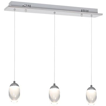 LED Kroonluchter aan koord OVO 3xLED/5W/230V