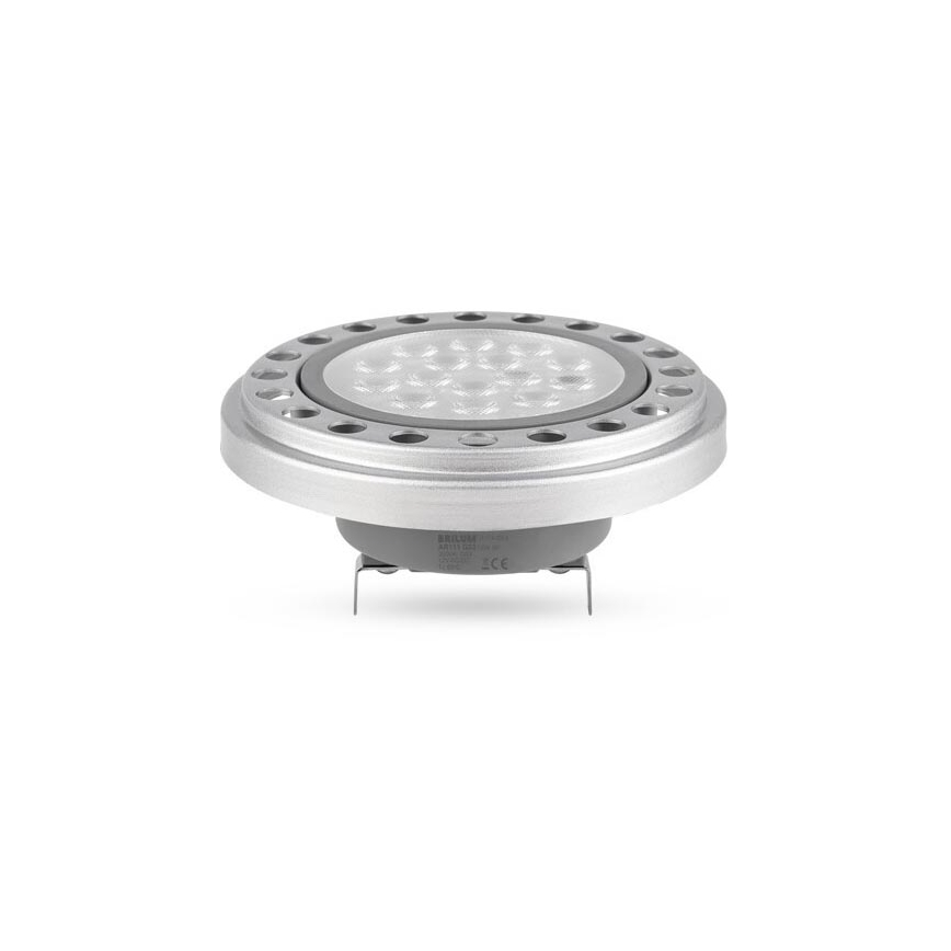 LED Lamp AR111 G53/12W/12V 3000K zilver 30°