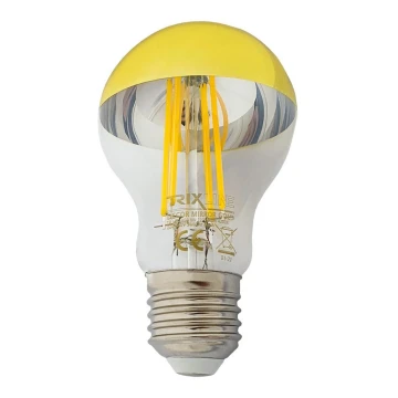 LED Lamp DECOR MIRROR A60 E27/8W/230V goud
