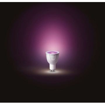 LED Lamp dimbaar Philips Hue WHITE AND COLOR AMBIANCE GU10/5,7W/230V  2000-6500K